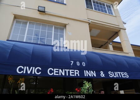 USA, SAN FRANCISCO - ca. August 2019 - - unbekannter Menschen in der Stadt Stockfoto