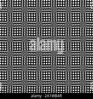 Warp, retikuläre Array, Matrix der Linien. Komplexe geometrische Net, Web zellularen Muster, zelluläre Hintergrund. In freier Form, amorphe Gitter, lat. Stock Vektor