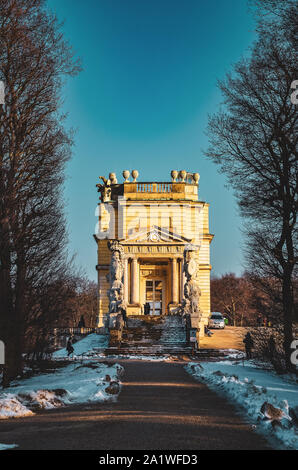 Die Gloriette in Schönbrunn Stockfoto