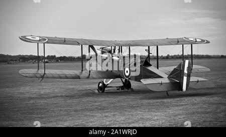 Airco DH.9/de Havilland DH.9 Die weltweit erste strategische Bomber durch die historische Flugzeuge Sammlung wiederhergestellt Stockfoto