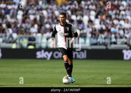 Torino, Italien. 28. September 2019. Italienische Serie A Juventus FC vs Spal. Cristiano Ronaldo von Juventus Turin. Stockfoto