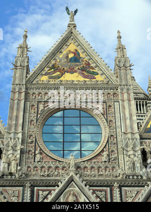 Kathedrale Mariä Himmelfahrt, Kathedrale Metropolitana di Santa Maria Assunta, Siena, Toskana, Toscana, Italien, Europa Stockfoto