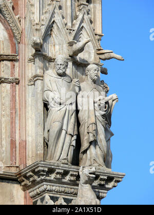 Kathedrale Mariä Himmelfahrt, Kathedrale Metropolitana di Santa Maria Assunta, Siena, Toskana, Toscana, Italien, Europa Stockfoto