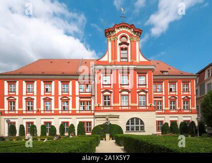 Ossolineum mit barocken Garten, Wroclaw, Polen Stockfoto
