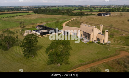 Luftaufnahmen von in Haus, Northamptionshire Stockfoto