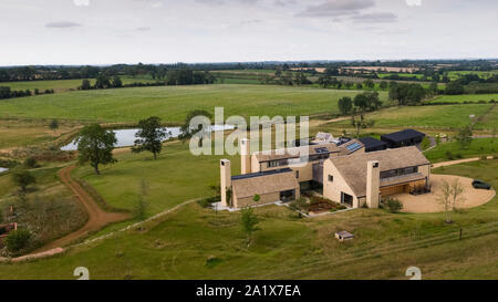 Luftaufnahmen von in Haus, Northamptionshire Stockfoto