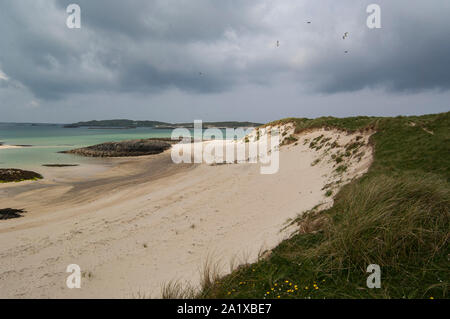 Küstenlandschaften, Insel Coll, Innere Hebriden, Schottland Stockfoto