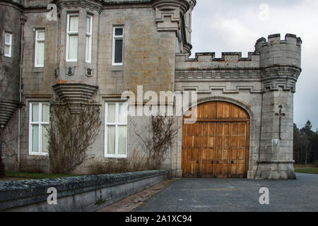 Balmoral Kaste. Royal Deeside, Ballater, Aberdeenshire, Schottland, Großbritannien. Stockfoto