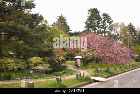 Imperial Palace Park in der japanischen Stadt Kyoto KyotoTraditional Stockfoto