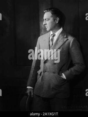 JOHN BARRYMORE 1924 Hollywood Portrait von MELBOURNE SPURR Warner Bros. Stockfoto