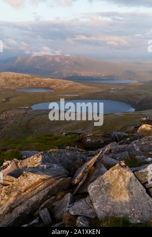 Blick von Ben in die Hoffnung auf Ben treu, Sutherland Stockfoto