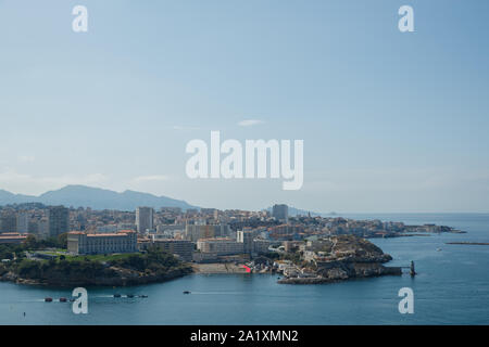 Allgemeine Ansicht Pharo Palace Bucht in der Stadt Marseille Stockfoto