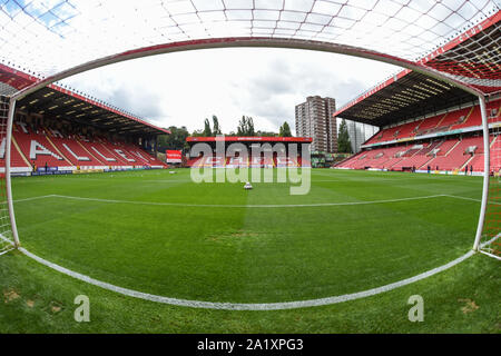 28. September 2019, das Tal, Charlton, England; Sky Bet Meisterschaft, Charlton vs Leeds United; Valley Stadium Credit: Phil Westlake/News Bilder Stockfoto