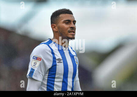 28. September 2019, John Smith's Stadion, Huddersfield, England; Sky Bet Meisterschaft, Huddersfield Town v Millwall: karlan Grant (16) von Huddersfield Town Credit: Dean Williams/News Bilder Stockfoto