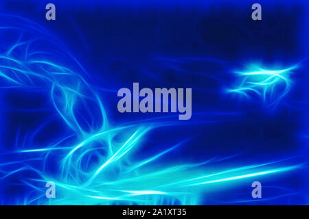 Kurve Abstract Blue Motion funken Hintergrund Stockfoto