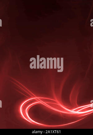 Abstrakt rot Fahrkurve weichen Strahl Hintergrund Stockfoto