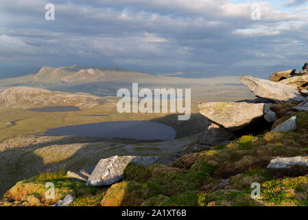 Blick von Ben in die Hoffnung auf Ben treu, Sutherland Stockfoto