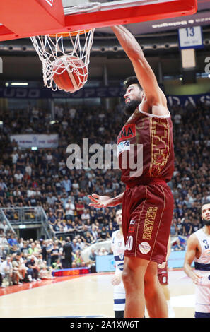 Bologna, Italien, 29. September 2019, MITCHELL WATT, UMANA REYER VENEZIA, während Fortitudo Bologna - umana Reyer Venezia - Italienische Basketball eine Serie Meisterschaft - Credit: LPS/Michele Nucci/Alamy leben Nachrichten Stockfoto