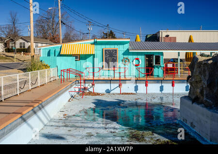 Yacht Pool während der Nebensaison in Branson Stockfoto