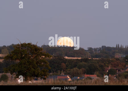 Vollmond am Freitag, 13. Stockfoto