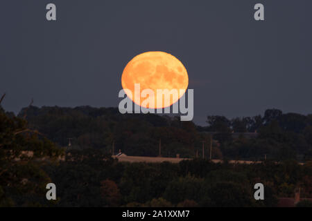 Vollmond am Freitag, 13. Stockfoto