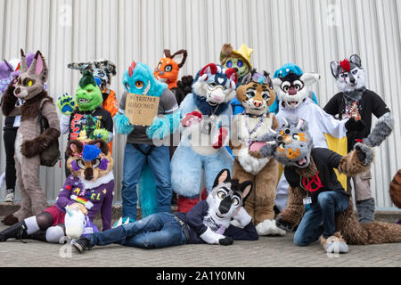 Glasgow, Schottland, Großbritannien. 29. September 2019. Das MCM Comic Con an der sek Center statt. Credit: Skully/Alamy leben Nachrichten Stockfoto