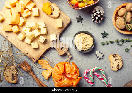 Christmas Dinner Party Tabelle Stockfoto