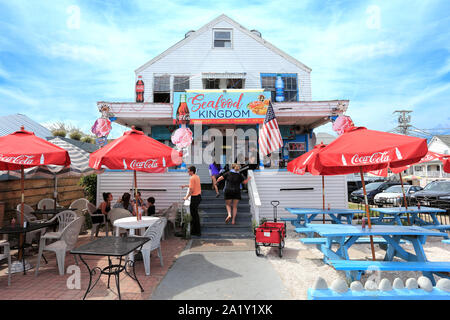 Restaurant Hampton Beach New Hampshire Stockfoto