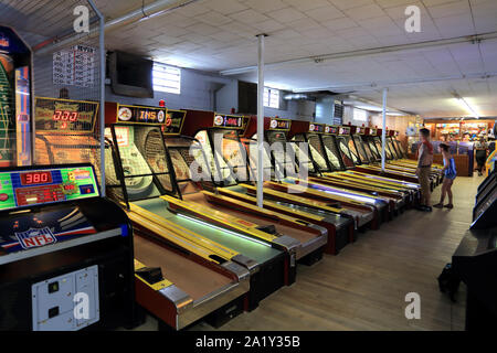 Arrcade Hampton Beach New Hampshire Stockfoto