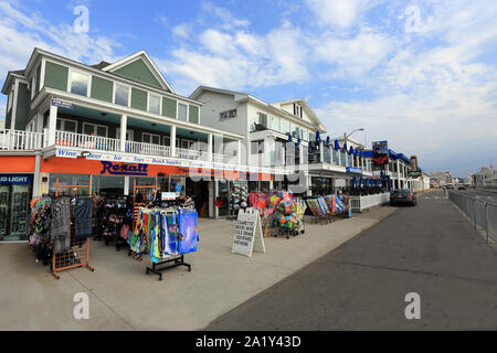 Ocean Boulevard Hampton Beach New Hampshire Stockfoto