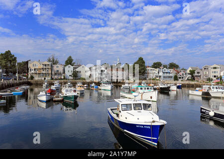 Rockport harbour Massachusetts Stockfoto