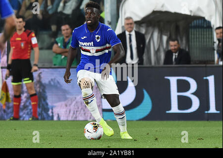 RONALDO VIEIRA, SAMPDORIA, während Sampdoria Vs Inter, Genua, Italien, 28. September 2019, Fußball Italienische Fußball Serie A Männer Meisterschaft Stockfoto