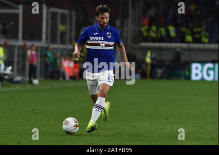 BERESZYNSKI BORTOSZ, SAMPDORIA, während Sampdoria Vs Inter, Genua, Italien, 28. September 2019, Fußball Italienische Fußball Serie A Männer Meisterschaft Stockfoto