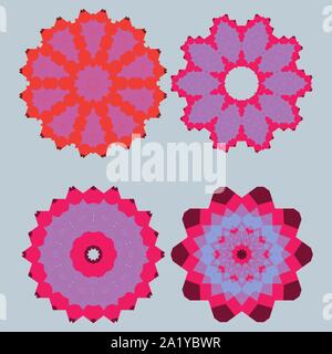 Mandala Zierpflanzen ethnischen dekorative Elemente. Vector Illustration eps 10. Stock Vektor