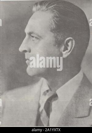 John Barrymore (1882-1942), US-amerikanischer Bühnen- und Filmschauspieler für Grand Hotel, Abendessen bekannt bei acht, Bruder von Ethel und Lionel Barrymore. Stockfoto