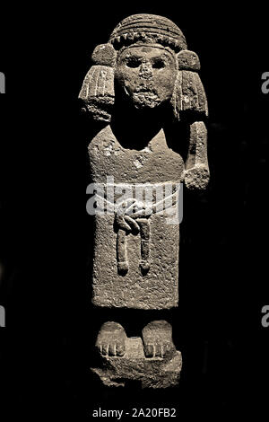 Chalchiuhtlicue, Göttin der terrestrischen Wasser. Die Azteken mesoamerikanischen Kultur im zentralen Mexiko post-Classic 1300 und 1521. Mexiko Mittelamerika, Amerikanische. Stockfoto
