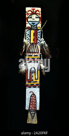 Tanz Zauberstäbe, 19.-20., Jahrhundert, Hopi, Indianer, Amerika, Nordamerika, Usa, Arizona (Hopi katsina Zahlen) Stockfoto