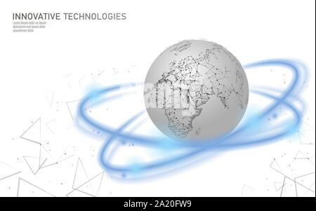 Planet Erde ökologische Probleme Lösungskonzept. Naturschutz Umweltschutz sorgfältige global eco-Projekt. Naher Osten Afrika Europa Seite Stock Vektor