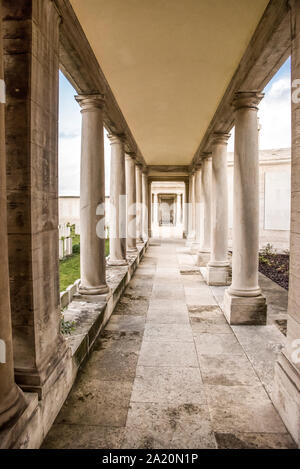 CWGC Loos Gedenkstätte und Friedhof an Dud-Ecke in der Nähe von Lens Gedenken an meistens die in der Schlacht von Loos im Jahre 1915 getötet Stockfoto