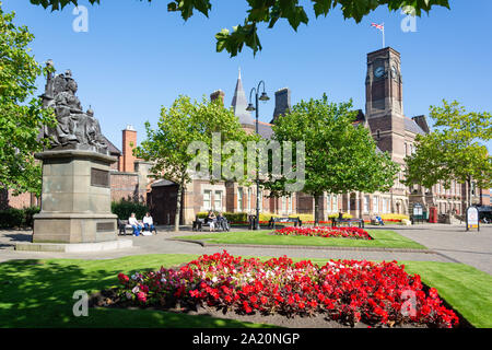 St Helens Town Hall, Victoria Square, St Helens, Merseyside, England, Vereinigtes Königreich Stockfoto