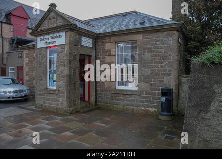 Der Orkney Wireless Museum Kiln Corner Junction Road Kirkwall Festland den Orkney Inseln Schottland United Kingdom Außenansicht des 19. Jahrhunderts einzelne Stor Stockfoto