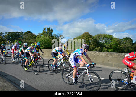 UCI Yorkshire Großbritannien Frauen Elite Rennen Rad WM Stockfoto