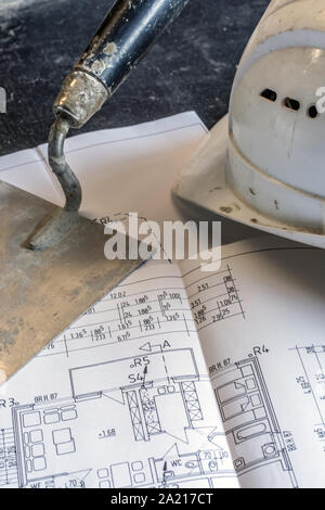 Details einer Baustelle Stockfoto