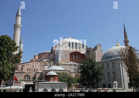 Ayasofya AKA Hagia Sophia Museum, Fatih, Istanbul, Türkei. Stockfoto