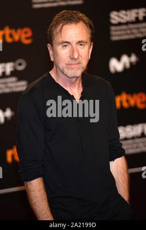 San Sebastian, Spanien. 28 Sep, 2019. Tim Roth bei der Premiere von "Das Lied von Namen" auf der 67th San Sebastian International Film Festival / Festival Internacional de Cine de San Sebastián im Kursaal. San Sebastian, 28.09.2019 | Verwendung der weltweiten Kredit: dpa/Alamy leben Nachrichten Stockfoto