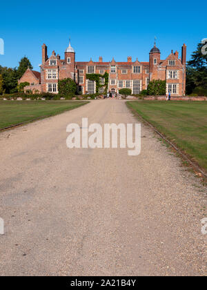 Kentwell Hall Suffolk Tudor Manor besonderen Tag besuchen Olde romantische Historische Re-enactment - Suffolk, Großbritannien Stockfoto