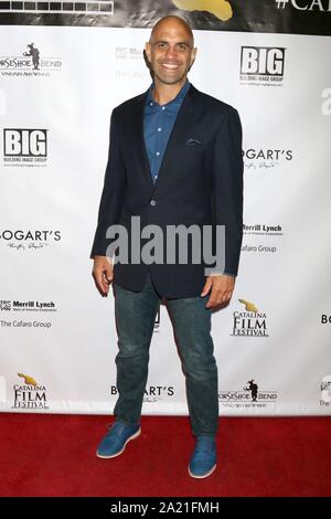 Long Beach, CA. 25 Sep, 2019. Eddie Alfano in der Ankunftshalle für Catalina Film Festival - MI, RMS Queen Mary, Long Beach, CA 25. September 2019. Credit: Priscilla Grant/Everett Collection/Alamy leben Nachrichten Stockfoto