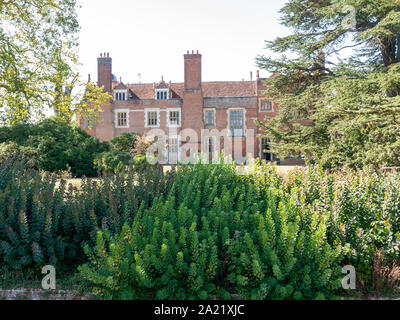 Kentwell Hall Suffolk Tudor Manor besonderen Tag besuchen Olde romantische Historische Re-enactment - Suffolk, Großbritannien Stockfoto
