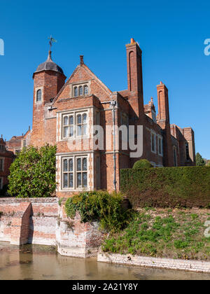 Kentwell Hall Suffolk Tudor Manor besonderen Tag besuchen Olde romantische Historische Re-enactment - Suffolk, Großbritannien Stockfoto