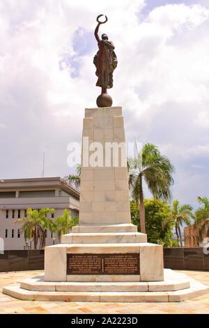 Denkmal der gefallenen Puerto Rico Soldaten während des zweiten Weltkrieges 1. Stockfoto